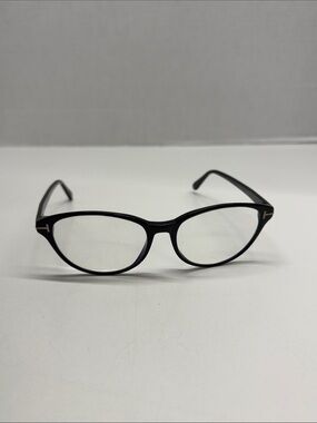 Tom Ford TF-5422 Eyeglasses Designer Round Eye Wear Glasses Frames Black Silver